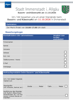 Bewerbungsformular 2026