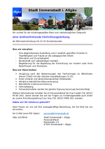 Stellenausschreibung stellvertretende Einrichtungsleitung (m/w/d) in der Kindertagesstätte Stein