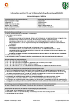 Information zur Erhebung personenbezogener Daten nach Art. 13 DSGVO